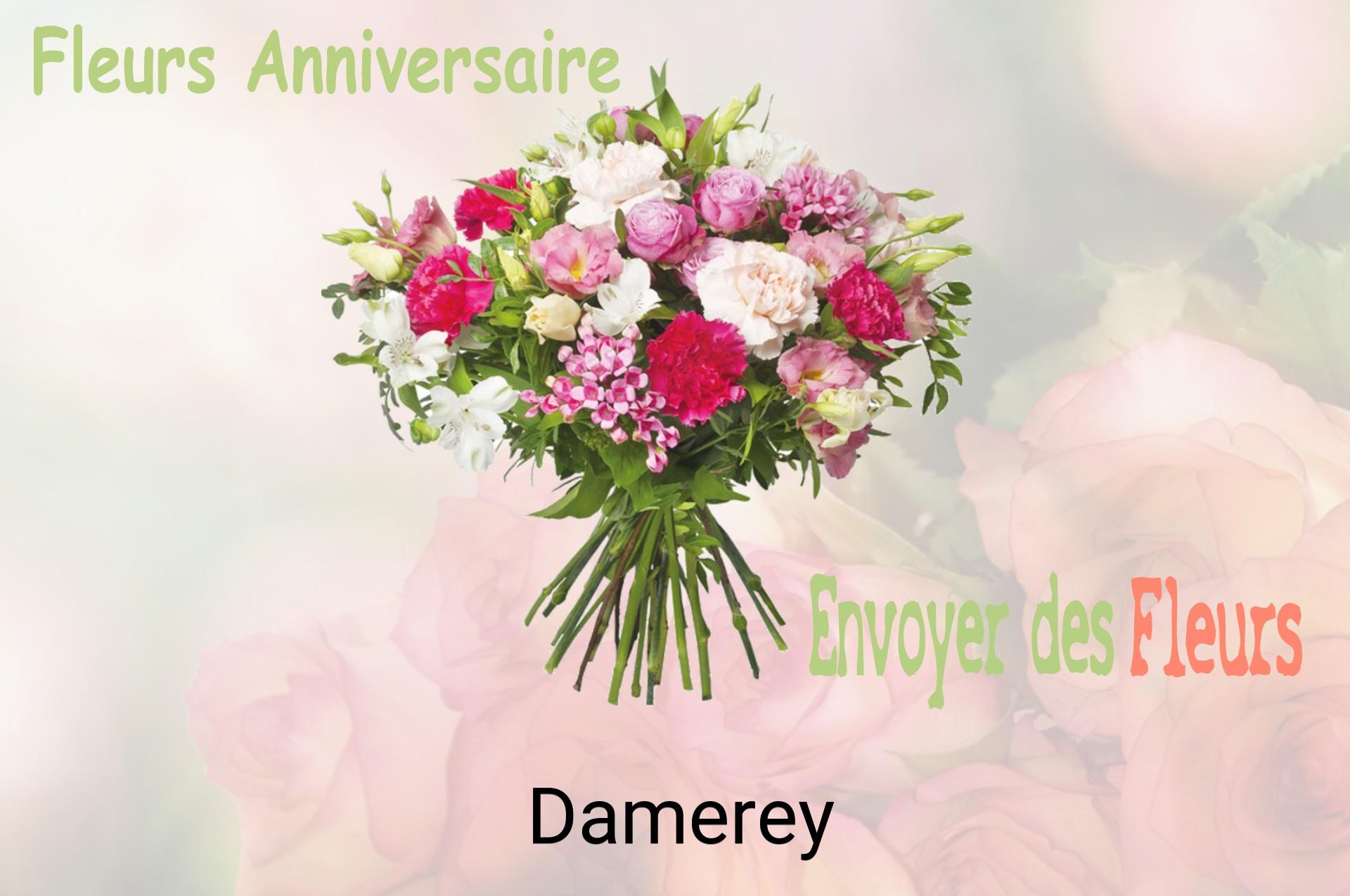 Bouquet de fleurs d’anniversaire livré à Damerey